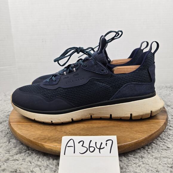 Cole Haan Mens 10M ZeroGrand Trainer Blue Casual Daily Lifestyle Comfort Sneaker - Picture 1 of 12